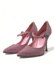 Dolce & Gabbana Enchanting Pink Crystal Pumps