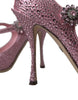 Dolce & Gabbana Enchanting Pink Crystal Pumps