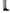 Dolce & Gabbana Black and White Striped Knee High Boots