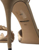 Dolce & Gabbana Crystal Embellished Heel Sandals