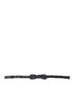 Dolce & Gabbana Elegant Anthracite Silk Bow Tie