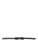 Dolce & Gabbana Elegant Anthracite Silk Bow Tie