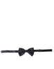 Dolce & Gabbana Elegant Silk Blue Bow Tie
