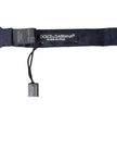 Dolce & Gabbana Elegant Silk Blue Bow Tie