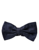 Dolce & Gabbana Elegant Silk Blue Bow Tie