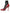 Dolce & Gabbana Red Almond Toe Snakeskin Pumps with Lace Socks