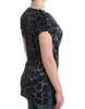 Cavalli Sultry Leopard V-Neck Modal Top