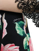 Dolce & Gabbana Enchanting Floral A-Line Dress with Sequined Detail