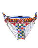 Dolce & Gabbana Multicolor Carretto Print Bikini Bottom