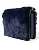 Dolce & Gabbana Exquisite Blue Mink Fur Shoulder Bag