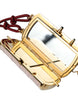 Dolce & Gabbana Exotic Pink Leather Mini Mirror Bag with Tassel