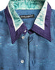 Dolce & Gabbana Elegant Ocean Print Silk Shirt