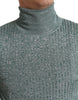 Dolce & Gabbana Elegant Green Turtleneck Pullover Sweater