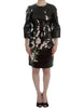 Dolce & Gabbana Elegant Floral Sheath Cocktail Dress