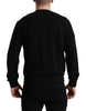 Dolce & Gabbana Elegant Crew Neck Cotton Blend Sweater