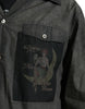 Dolce & Gabbana Elegant Dark Gray Cotton Button-Down Shirt