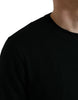 Dolce & Gabbana Stunning Black Wool Sweater