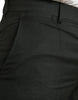 Dolce & Gabbana Elegant Dark Grey Skinny Dress Pants