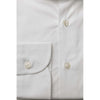 Bagutta White Cotton Men's Slim Shirt