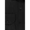 Bagutta Black Cotton Men's Shirt Slim Fit with French Collar