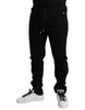 Dolce & Gabbana Elegant Black Cotton Blend Jogger Pants