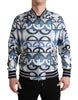 Dolce & Gabbana Multicolor Silk Bomber Jacket - Classic Elegance