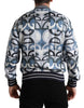 Dolce & Gabbana Multicolor Silk Bomber Jacket - Classic Elegance