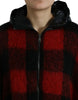 Dolce & Gabbana Elegant Buffalo Check Poncho Jacket