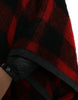 Dolce & Gabbana Elegant Buffalo Check Poncho Jacket