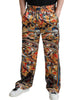 Dolce & Gabbana Elegant Satin Track Pants in Multicolor Marble