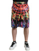 Dolce & Gabbana Elegant Luminary Print Bermuda Shorts