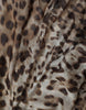 Dolce & Gabbana Elegant One-Shoulder Leopard Midi Dress