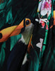 Dolce & Gabbana Tropical Jungle Print One-Shoulder Dress