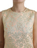 Dolce & Gabbana Elegant Mini Lurex Jacquard Dress