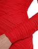 Dolce & Gabbana Radiant Red Stretch Satin Midi Dress