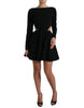 Dolce & Gabbana Elegant Cut Out A-Line Mini Dress