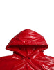 Dolce & Gabbana Chic Shiny Red Cropped Jacket