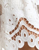 Dolce & Gabbana Chic High-Waisted Lace Shorts in Pure White