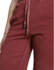 Dolce & Gabbana Chic Maroon High-Waist Designer Sweatshorts