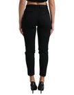 Dolce & Gabbana Chic High Waist Skinny Cropped Pants