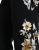 Dolce & Gabbana Elegant High Waist Floral Tapered Pants
