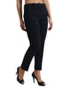 Dolce & Gabbana Elegant Mid Waist Tapered Pants in Blue