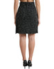 Dolce & Gabbana Elegant Tweed High-Waist Mini Skirt