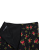 Dolce & Gabbana Floral A-Line Mini Skirt with High Waist
