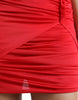 Dolce & Gabbana Elegant Pleated Mini Skirt in Vibrant Red