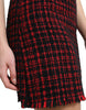 Dolce & Gabbana Tantalizing Tartan High-Waist Mini Skirt