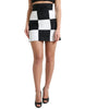 Dolce & Gabbana Elegant Floral High Waist Mini Skirt