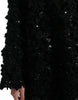 Dolce & Gabbana Sequin Embellished Black Pullover