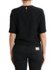 Dolce & Gabbana Elegant Silk Blend Round Neck Blouse