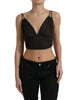 Dolce & Gabbana Elegant Sleeveless Cropped Tank Top